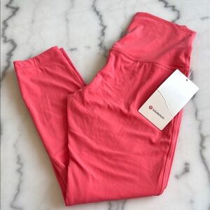 Lululemon Align‎ High-Rise Crop 23" Pale Raspberry pink size 6 NWT